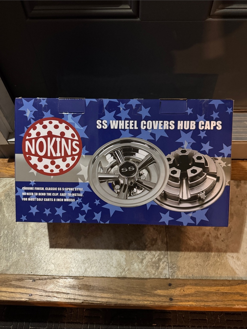 Golf Cart SS Hub Caps